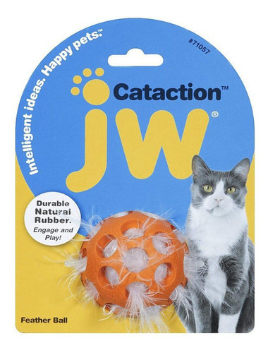 Juguete para gatos Cataction Feather Ball con forma de bola de plumas