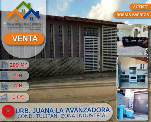 Se Vende Casa En Juana La Avanzadora Cond. Tulipan 