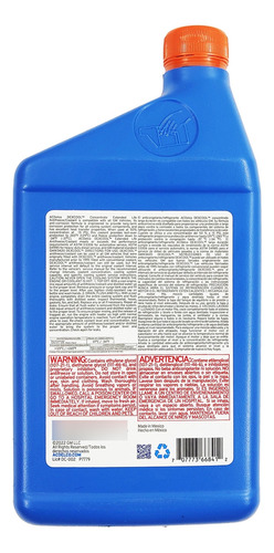 Anticongelante Dexcool Naranja Concentrado Acdelco Gm 1 L Naranja