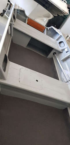 Imagem 2 de 6 de Canoa Barco Aluminio 5m Borda Alta Semi-chato
