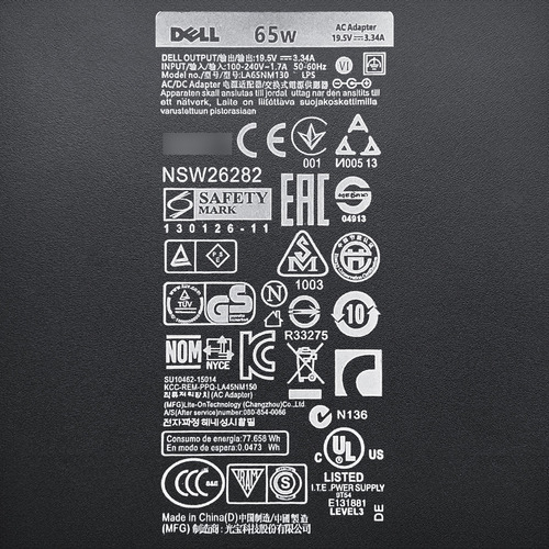 Cargador Original Notebook Dell Vostro 14 3420 Nuevo