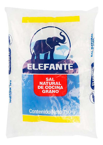 Sal Elefante Natural De Grano Yodado 750g