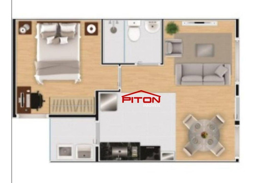 Imagem 3 de 7 de Studio Com 1 Dormitório À Venda, 34 M² Por R$ 183.000,00 - Vila Guilhermina - São Paulo/sp - St0015