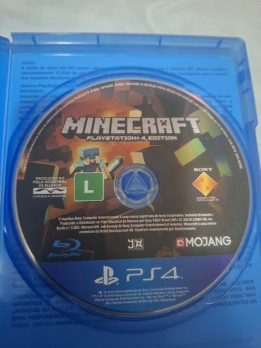 Minecraft - Edição Standard - Ps4 Físico (Usado)