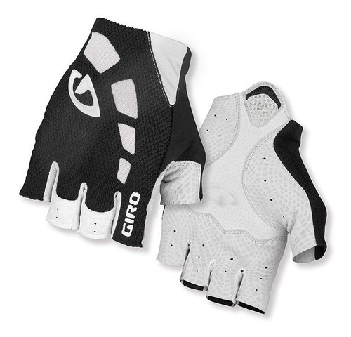 Guantes Cortos Ciclismo Giro Zero Blanco Negro Blanco