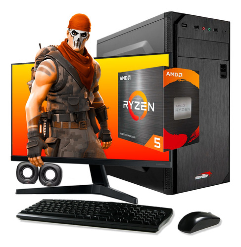 Pc Gamer Ryzen 5 Cpu Armada Computadora Escritorio Completa