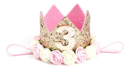 Diadema Con Forma De Corona De Flores Para Bebés, Accesorios