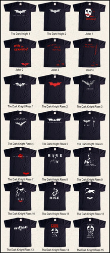 Imagen 3 de 9 de Remeras Estampadas Batman Superman Joker The Dark Knight