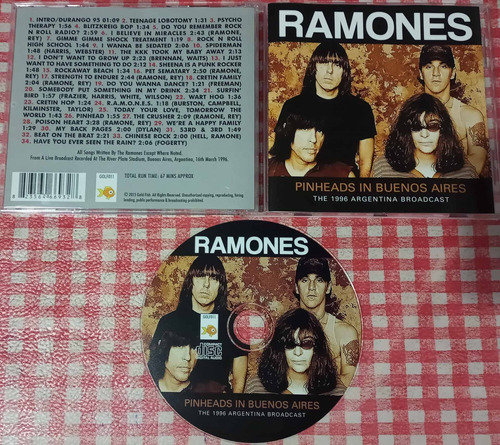 Ramones - Pinheads In Buenos Aires / Cd 2015
