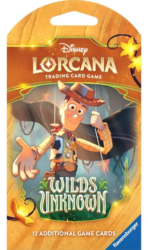 Paquete Coleccion Disney Lorcana Wilds Unknown 12 Cartas Tcg