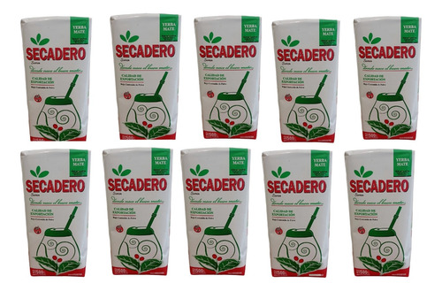 Promo Yerba Secadero 500 Gr X 10