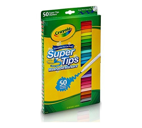 Puntas Lavables Crayola 50ct Los Estilos Pueden Variar