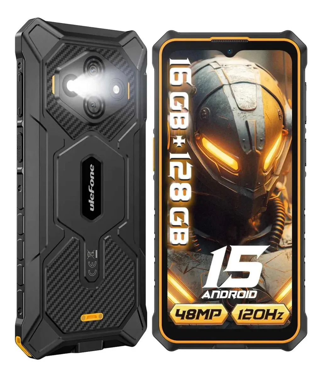 Ulefone Rugking 3 Pro Rugerizado 120hz Android 15 128gb Ia Ultra Resistente Golpes Agua Polvo Potente Y Fluido