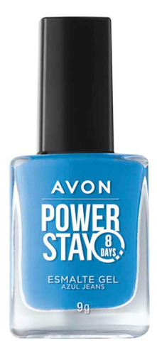 Esmalte Gel Avon Power Stay 9g - Azul Jeans