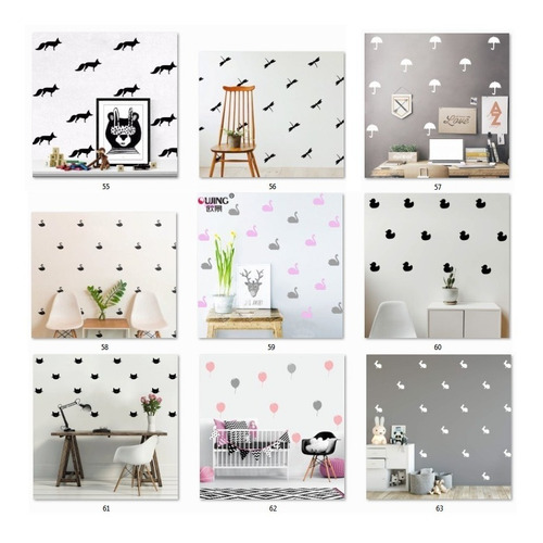 Calcomania O Vinilos Decorativos Set De Todito Infantiles