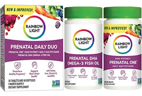 Rainbow Light Prenatal Daily Duo: Prenatal One Multivitamin 