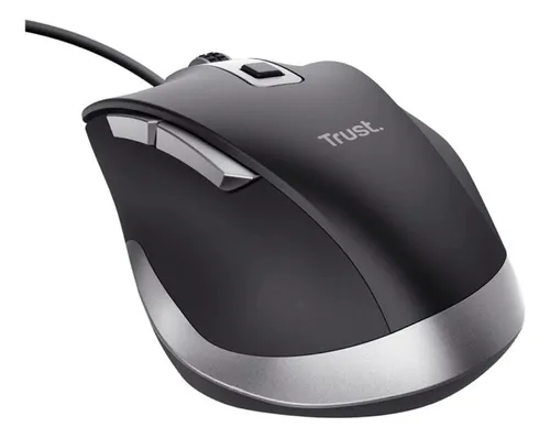 Mouse Fyda Confort Negro Con Cable