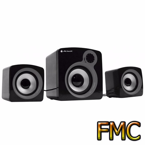 Sistema Audio Bocinas Multimeda Acteck 2.1 Axf-190 Promocion