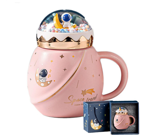 Dramlor Linda Taza De Astronauta De Cerámica, Taza De Astron