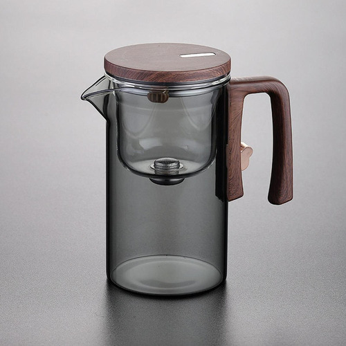 Tetera De Vidrio Tetera De Con Infusor Tetera De Gris 720ml