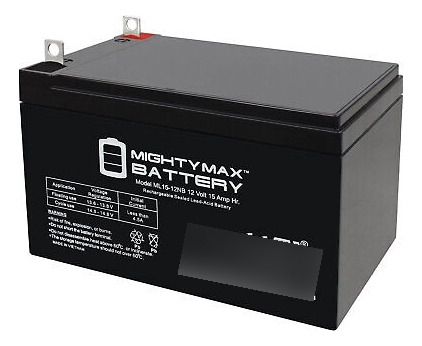 Mighty Max Ml15-12nb 12v 15ah Battery Compatible With Me Eed