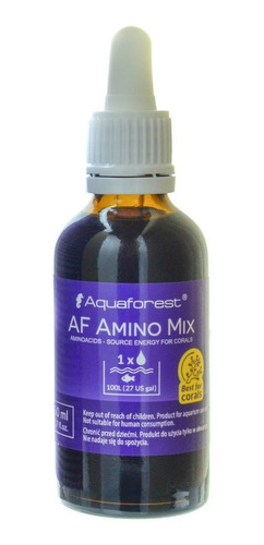 Imagem 3 de 3 de Suplemento Para Corais Af Amino Mix 50ml Aquaforest