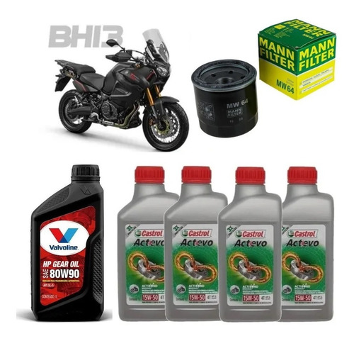 Castrol 15w50 Ténéré 1200 Cardã Valvoline 80w90 Mw64