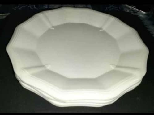 Imagen 4 de 5 de Plato Melamina Llano 23cm 25cm Línea Hotelera Melamine Ofert