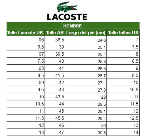 Zapatilla De Hombre Lacoste 45sma0004