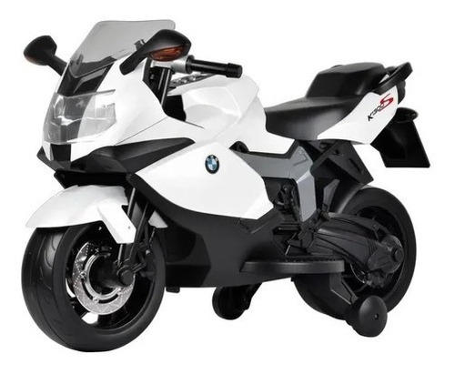 Motocicleta elétrica 12v Bmw K1300s 6km/h para crianças cor preta