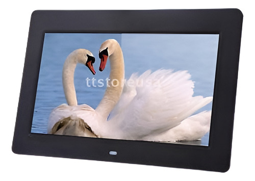 10  Hd Tft Lcd 1024 * 600 Digital Foto Marco Alarma Reloj Mp