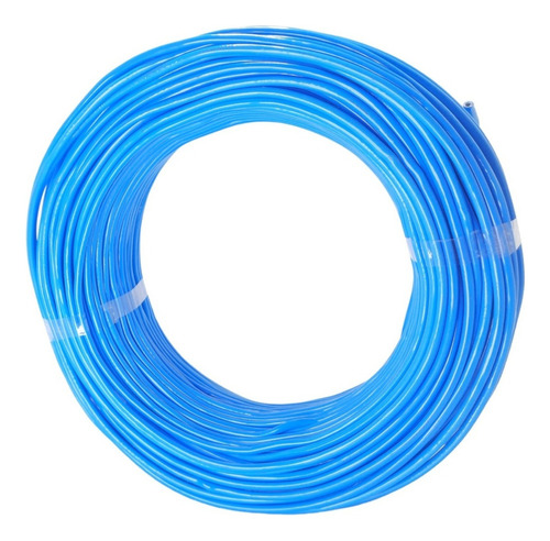 Fio 4mm Flexivel 40 Metros Cabo Flexivel 4mm C/ 40m 750v Cobertura Azul