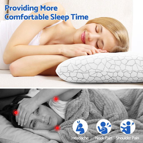 Almohada Viscoelástica Cushzone Cooling King Size (1 Paquete