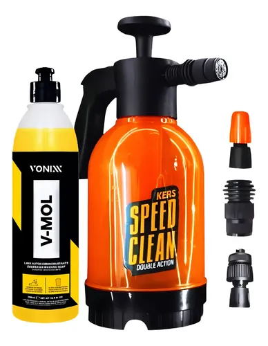 Pulverizador Manual Espuma Snow Foam Kers Cor Laranja