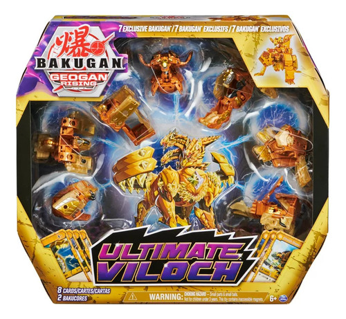 Bakugan Ultimate Viloch, 7-in-1 Exclusivo 