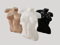 Comprar Maniquí Medio Torso De Plastico Dama Mujer Maniquies Agustin Piel, Blanco O Negro