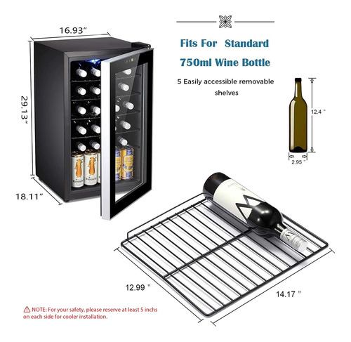 Cava De Vinos Frigobar 24 Botellas