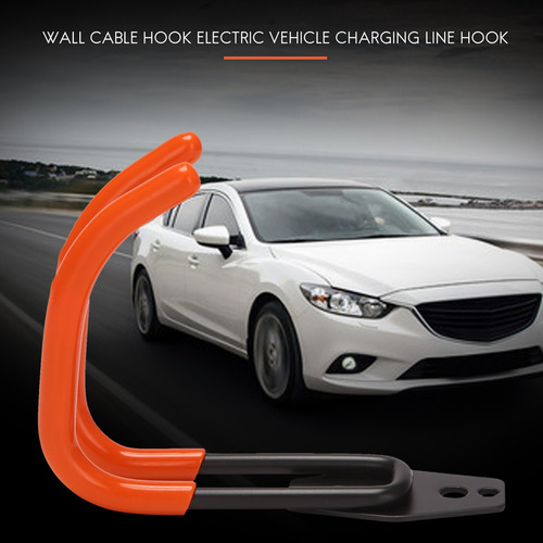 Para Cargador Eléctrico, Gancho En Forma De J De Pared, Comp