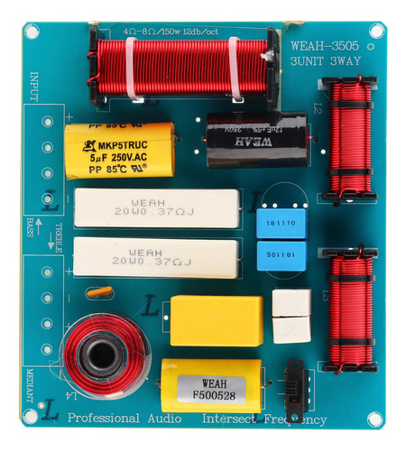 Divisor De Frecuencia De Audio Con Filtro Cruzado Para Altav