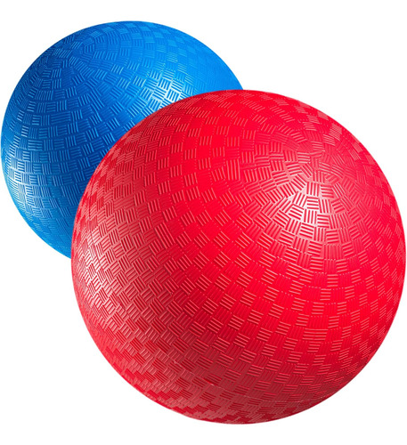 Set De Kickball Rojo Y Azul - (9 Pulgadas) Con Bomba Para...