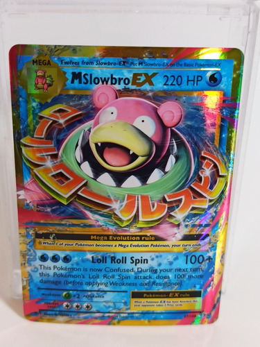 Cartas Pokemon M Slowbro Ex 27/108 Xy Evolutions Ultra Rara