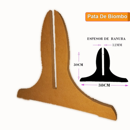 Imagen 4 de 6 de Patas De Apoyo Para Paneles Decorativos Biombos