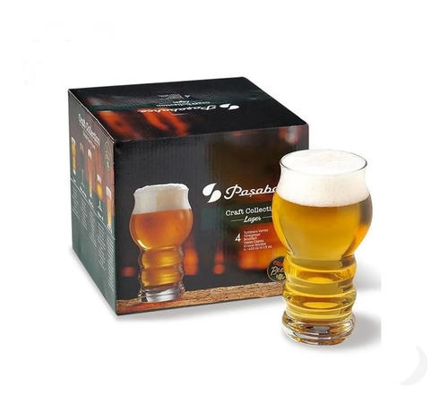 Juego 4 Vasos Cerveceros Coctail 435 Ml 