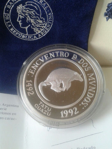 Moneda De Plata Il Serie Iberoamericana De Plata Tatu Guazu