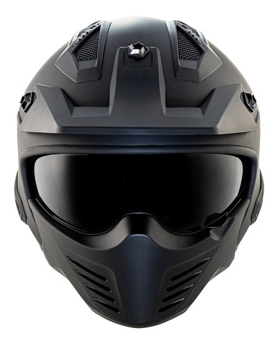 Imagem 4 de 10 de Capacete Norisk Darth Fs726x Preto Fosco Fosco 4 Em 1