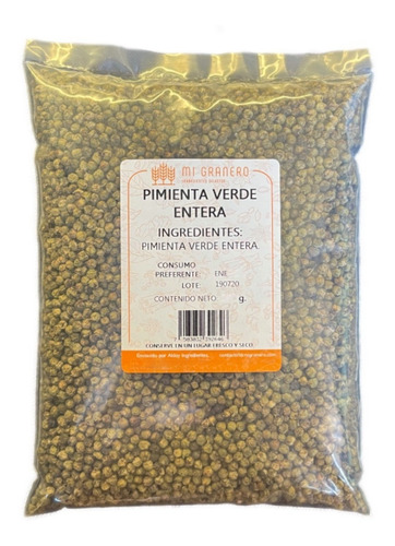 Pimienta Verde Entera 50 Gramos 