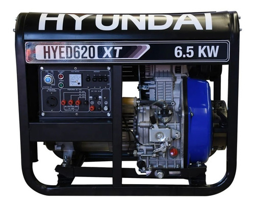 Generador Diesel 12 Hp Monofasico Hyundai 6.5 Kw  Hyed620