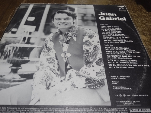 Lp Juan Gabriel (Usado)