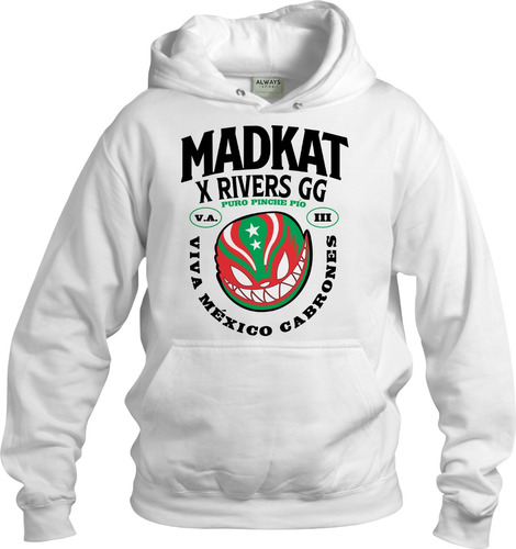 Sudadera Hoodie Rivers X Madkat Mad Cat M2-adulto Niño Y Xxl