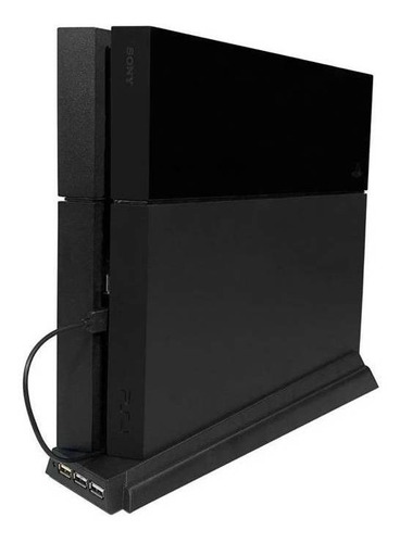 Soporte Base Vertical, 2 Cooler Y 3 Hub Usb Ps4 Fat